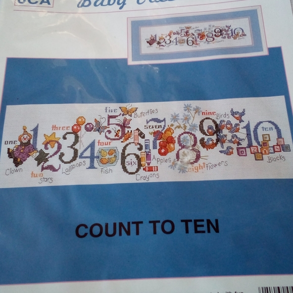 JC, Inc Other - Count to Ten counted crosstitch kit.